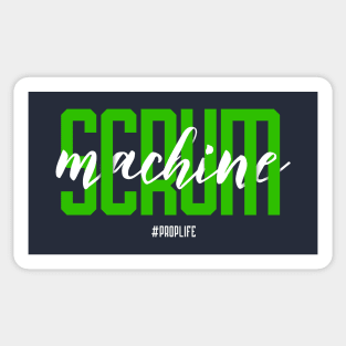 SCRUM machine Sticker